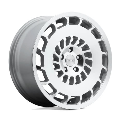 Rotiform R135 CCV Gloss Silver Machined 19x8.5 +45 5x112mm 66.6mm