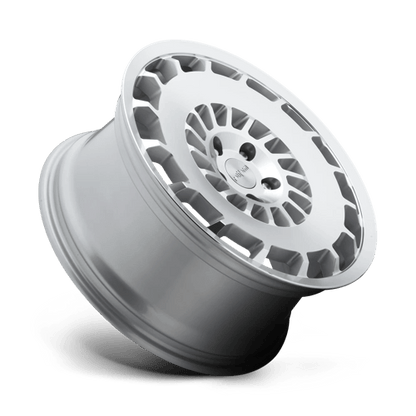 Rotiform R135 CCV Gloss Silver Machined 19x8.5 +45 5x112mm 66.6mm