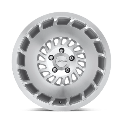 Rotiform R135 CCV Gloss Silver Machined 19x8.5 +45 5x112mm 66.6mm