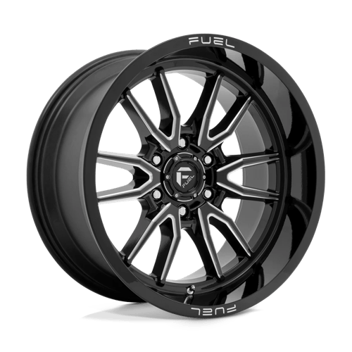 Fuel Offroad D761 CLASH Gloss Black Milled 20x9 +1 6x139.7mm 106.1mm