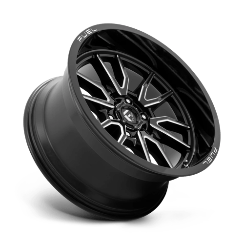 Fuel Offroad D761 CLASH Gloss Black Milled 20x9 +1 6x139.7mm 106.1mm