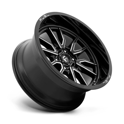 Fuel Offroad D761 CLASH Gloss Black Milled 20x9 +1 6x139.7mm 106.1mm