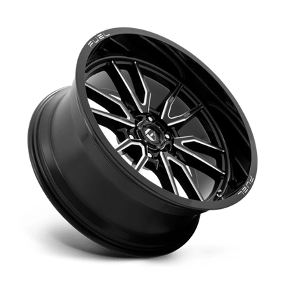 Fuel Offroad D761 CLASH Gloss Black Milled 22x10 -18 6x139.7mm 106.1mm