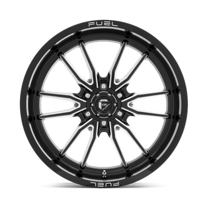 Fuel Offroad D761 CLASH Gloss Black Milled 22x10 -18 6x139.7mm 106.1mm
