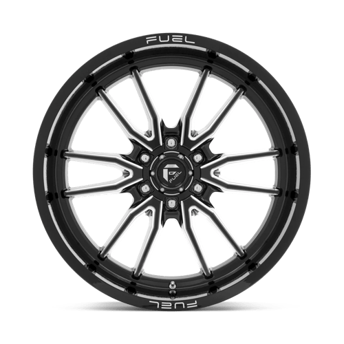Fuel Offroad D761 CLASH Gloss Black Milled 22x10 -18 6x135mm 87.1mm