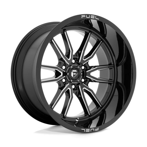 Fuel Offroad D761 CLASH Gloss Black Milled 22x12 -44 6x139.7mm 106.1mm
