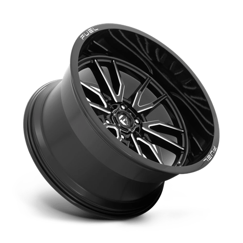 Fuel Offroad D761 CLASH Gloss Black Milled 22x12 -44 6x139.7mm 106.1mm