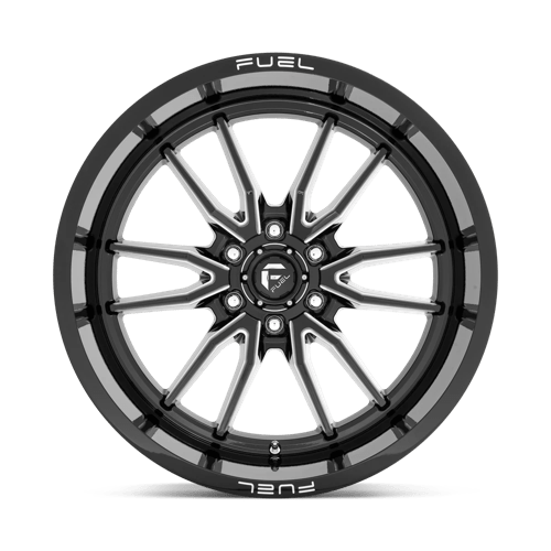 Fuel Offroad D761 CLASH Gloss Black Milled 22x12 -44 6x135mm 87.1mm