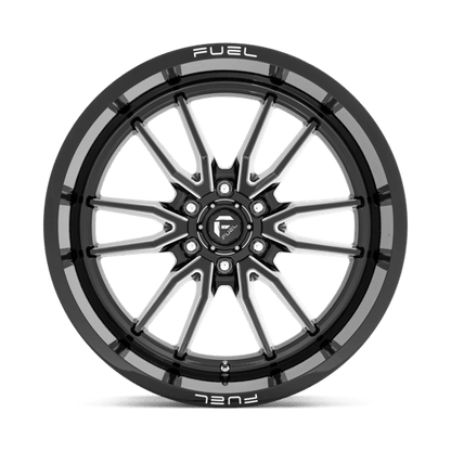 Fuel Offroad D761 CLASH Gloss Black Milled 22x12 -44 6x139.7mm 106.1mm