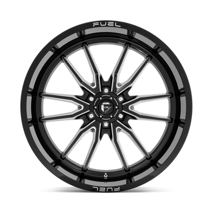 Fuel Offroad D761 CLASH Gloss Black Milled 24x12 -44 6x135mm 87.1mm