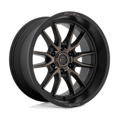 Fuel Offroad D762 CLASH Matte Black Double Dark Tint 17x9 +1 6x135mm 87.1mm
