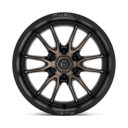 Fuel Offroad D762 CLASH Matte Black Double Dark Tint 17x9 -12 6x139.7mm 106.1mm
