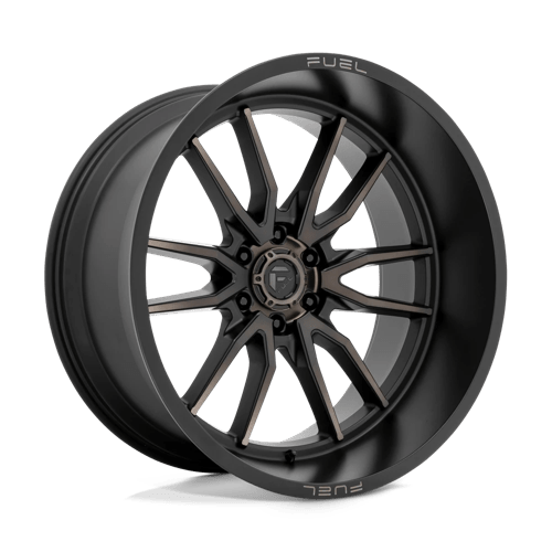 Fuel Offroad D762 CLASH Matte Black Double Dark Tint 24x12 -44 6x139.7mm 106.1mm