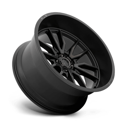 Fuel Offroad D762 CLASH Matte Black Double Dark Tint 24x12 -44 6x139.7mm 106.1mm