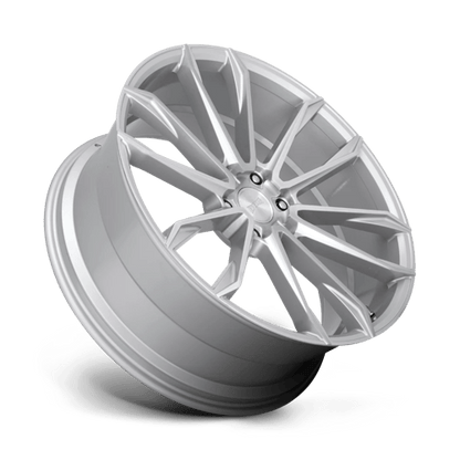 DUB S248 CLOUT Gloss Silver Brushed 24x10 +30 6x139.7mm 106.1mm