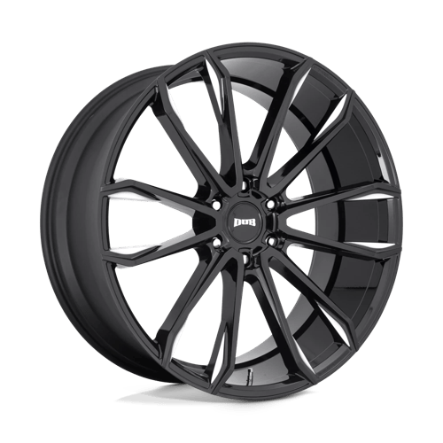 DUB S252 CLOUT Gloss Black Milled 24x10 +30 6x135mm 87.1mm
