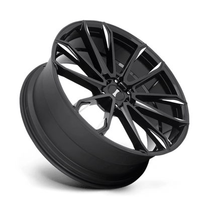 DUB S252 CLOUT Gloss Black Milled 24x10 +30 6x135mm 87.1mm