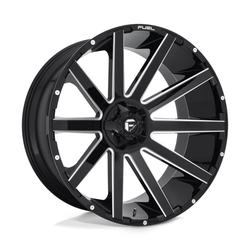 Fuel Offroad D615 CONTRA Gloss Black Milled 26x12 -44 6x135|6x139.7mm 106.1mm