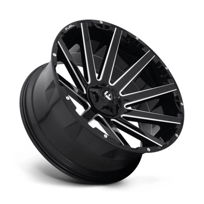 Fuel Offroad D615 CONTRA Gloss Black Milled 26x12 -44 6x135|6x139.7mm 106.1mm