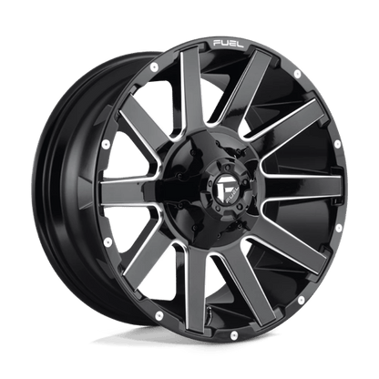 Fuel Offroad D615 CONTRA Gloss Black Milled 20x9 +20 8x170mm 125.1mm
