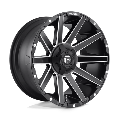 Fuel Offroad D616 CONTRA Matte Black Milled 20x9 +1 8x165.1mm 125.1mm