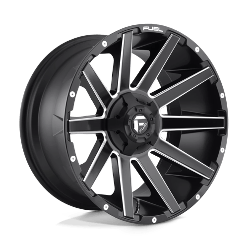 Fuel Offroad D616 CONTRA Matte Black Milled 22x12 -44 5x114.3|5x127mm 78.1mm