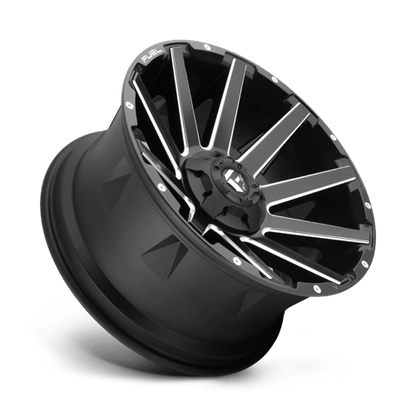 Fuel Offroad D616 CONTRA Matte Black Milled 22x12 -44 5x114.3|5x127mm 78.1mm
