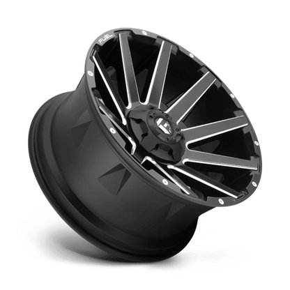 Fuel Offroad D616 CONTRA Matte Black Milled 20x10 -18 8x165.1mm 125.1mm