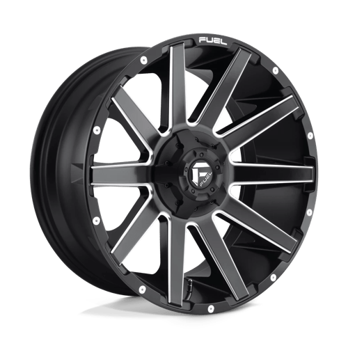 Fuel Offroad D616 CONTRA Matte Black Milled 20x9 +1 6x135|6x139.7mm 106.1mm