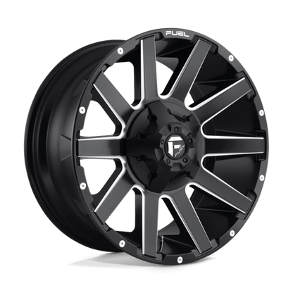 Fuel Offroad D616 CONTRA Matte Black Milled 20x9 +20 8x180mm 124.2mm