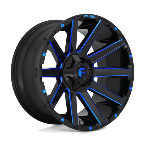 Fuel Offroad D644 CONTRA Gloss Black Blue Tinted Clear 20x9 +2 6x135|6x139.7mm 106.1mm
