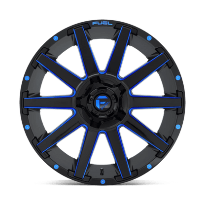 Fuel Offroad D644 CONTRA Gloss Black Blue Tinted Clear 20x9 +1 5x114.3|5x127mm 78.1mm