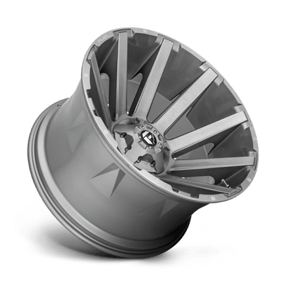 Fuel Offroad D714 CONTRA PLATINUM Brushed Gun Metal Tinted Clear 20x9 +2 6x135|6x139.7mm 106.1mm