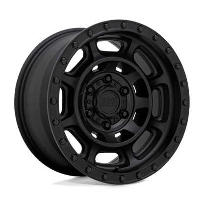 Black Rhino CONVOY Matte Black 17x8.5 -10 6x139.7mm 112.1mm