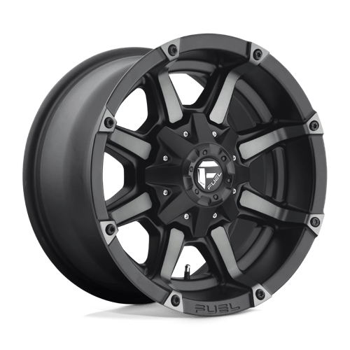 Fuel Offroad D556 COUPLER Matte Black Double Dark Tint 17x9 +1 6x114.3mm 78.1mm
