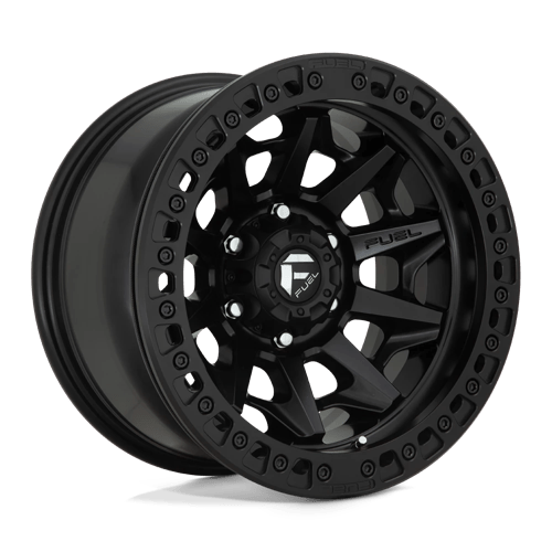 Fuel Offroad D114 COVERT BEADLOCK Matte Black 17x9 -15 5x127mm 71.5mm