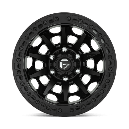 Fuel Offroad D114 COVERT BEADLOCK Matte Black 17x9 -15 5x150mm 110.1mm