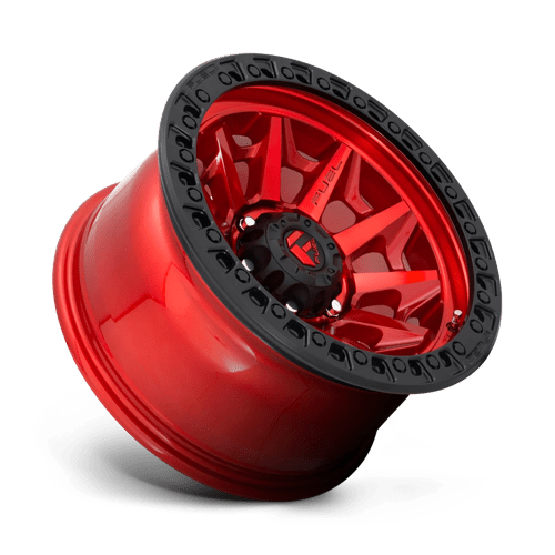 Fuel Offroad D695 COVERT Candy Red Black Bead Ring 17x9 -12 6x135mm 87.1mm