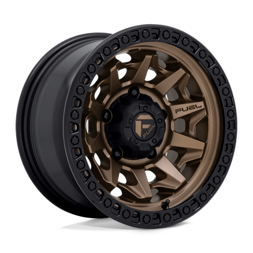 Fuel Offroad D696 COVERT Matte Bronze Black Bead Ring 15x8 -12 5x139.7mm 108mm