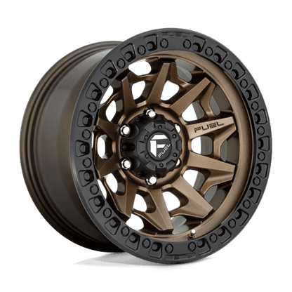 Fuel Offroad D696 COVERT Matte Bronze Black Bead Ring 17x9 -12 6x139.7mm 106.1mm