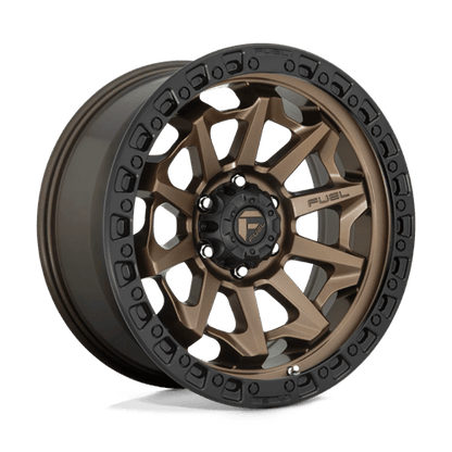 Fuel Offroad D696 COVERT Matte Bronze Black Bead Ring 20x9 +1 8x165.1mm 125.1mm