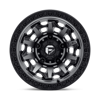 Fuel Offroad D716 COVERT Matte Gunmetal Black Bead Ring 15x8 -12 5x139.7mm 108mm