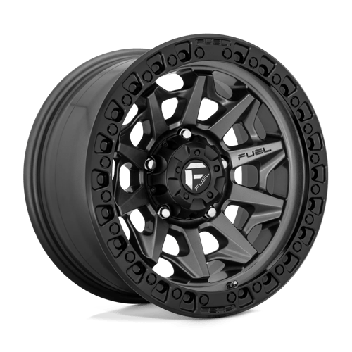 Fuel Offroad D716 COVERT Matte Gunmetal Black Bead Ring 20x9 +20 6x139.7mm 106.1mm