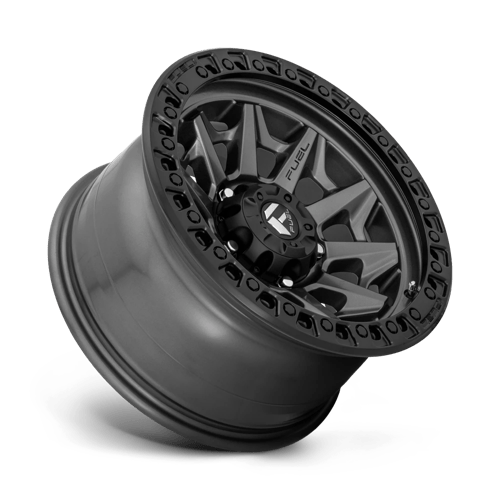 Fuel Offroad D716 COVERT Matte Gunmetal Black Bead Ring 20x9 +20 6x139.7mm 106.1mm
