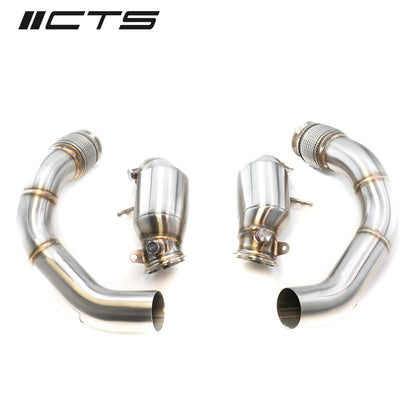 CTS Turbo BMW F90 M5/M5C &amp; BMW G15/G16 M8/M8C RACE DOWNPIPE SET