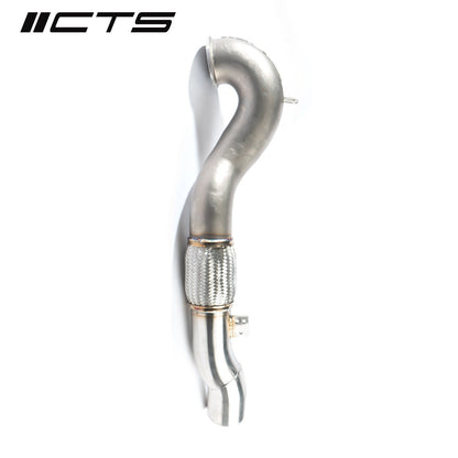 CTS Turbo 8V/8Y RS3 and 8S TTRS 2.5T EVO 3.5" Single High-Flow CAT
