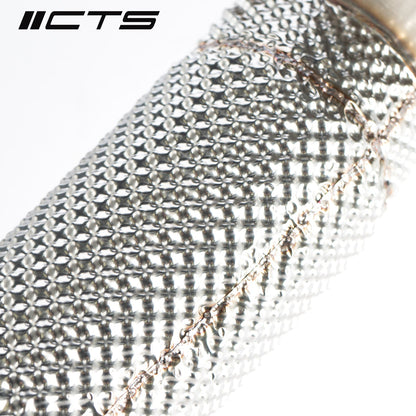 CTS TURBO RACE DOWNPIPE SET FOR MERCEDES BENZ C43 C400 C450 E43 E400 E450 GLC43 WITH M276 ENGINE