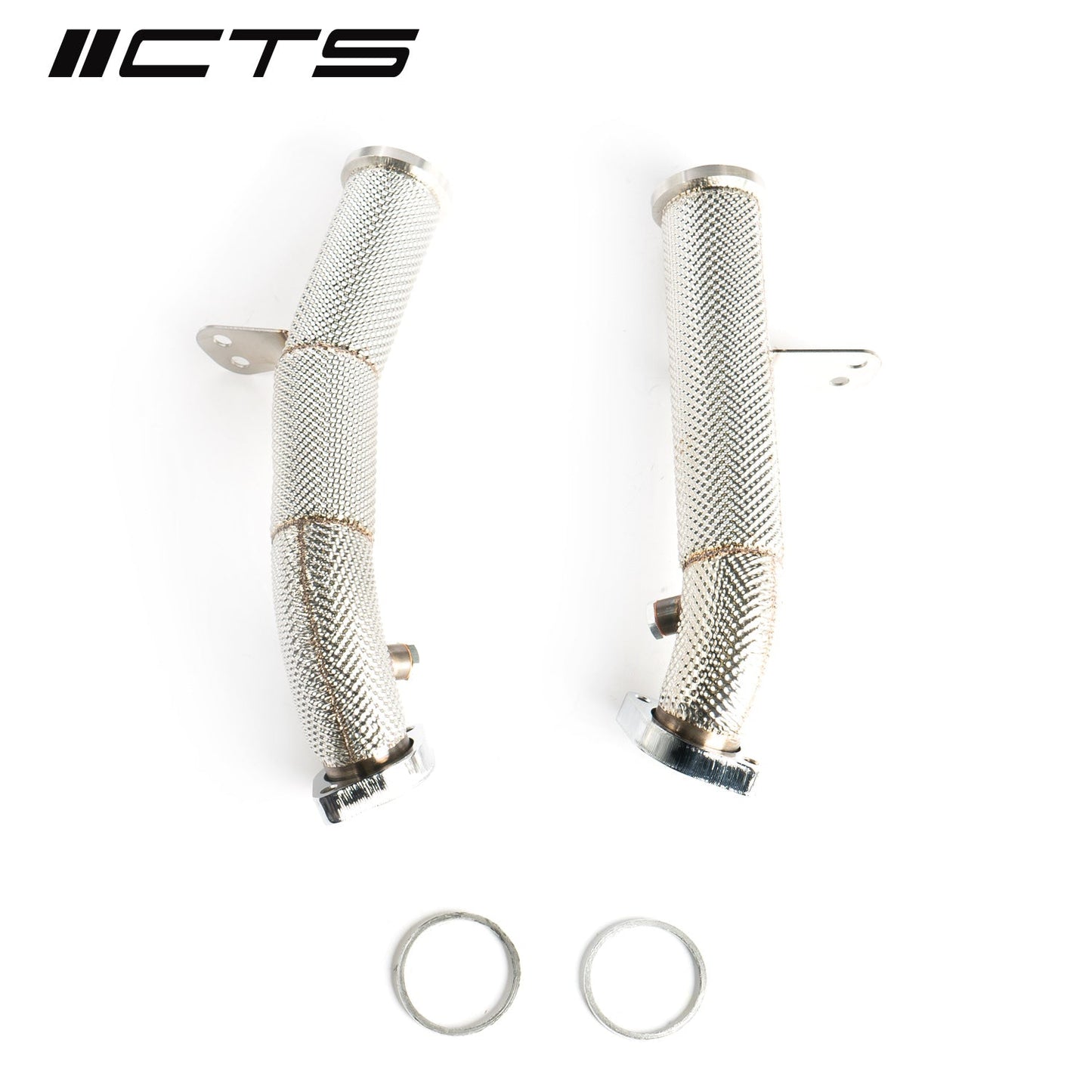 CTS TURBO RACE DOWNPIPE SET FOR MERCEDES BENZ C43 C400 C450 E43 E400 E450 GLC43 WITH M276 ENGINE