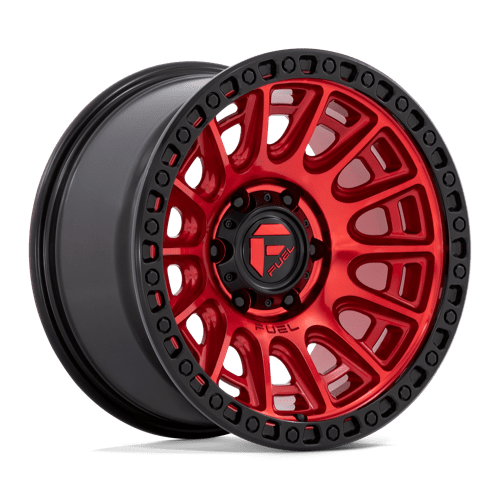 Fuel Offroad D834 CYCLE Candy Red W/ Black Ring 17x9 +1 6x139.7mm 106.1mm