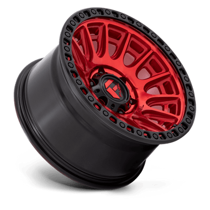 Fuel Offroad D834 CYCLE Candy Red W/ Black Ring 17x8.5 +34 5x120mm 65.1mm